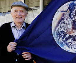McConnell and Earth Day flag