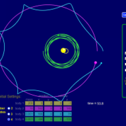 my solar system simulation